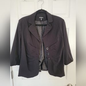Le Chateau Women's fitted blazer, size XXL, black